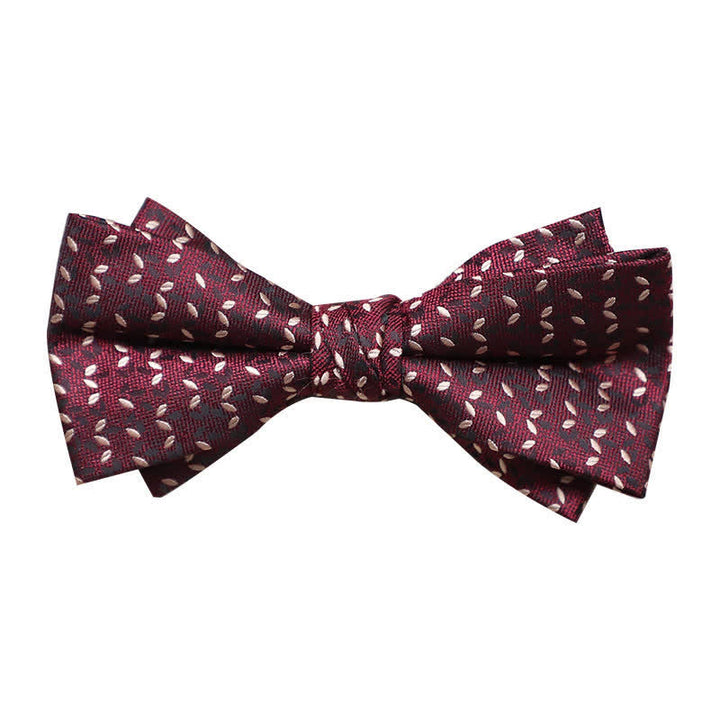 Men's Burgundy Series Gentleman Bow Tie - image 28