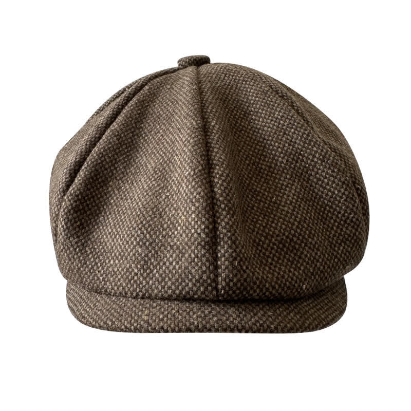 Vintage Auburn Newsboy Beret Octagonal Cap - image 1