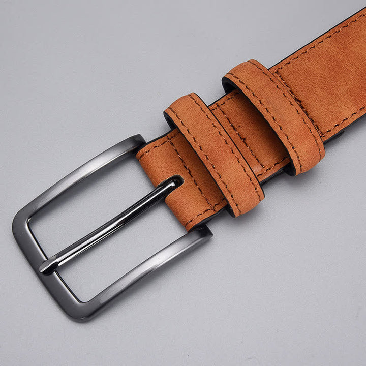 Men's Rugged Matte PU Leather Belt - image 3