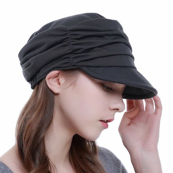 Women's Soft-Brimmed Hat Pleated Baseball Cap - image 13