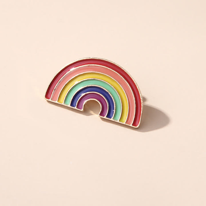 4Pcs Love Is Love Rainbow Flag Pride Brooch - image 3