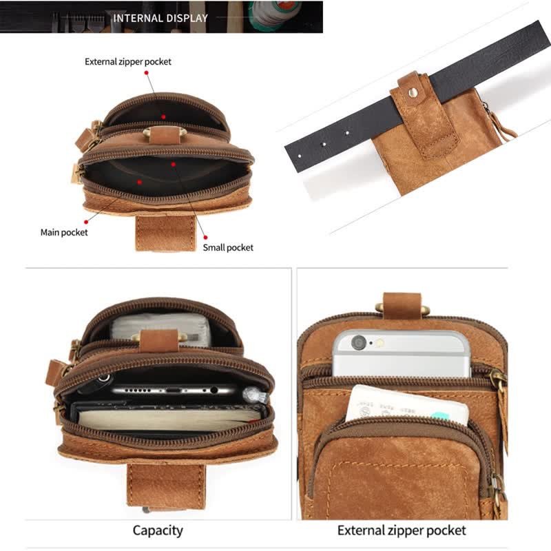 Leisure Sports Large Capicity Business Belt Bag - image 8