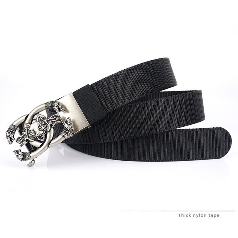 Men's Fierce Wolves In Flame Nylon Belt - image 6