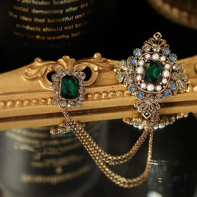 Women's Baroque Palace Chain Brooch  - image 2