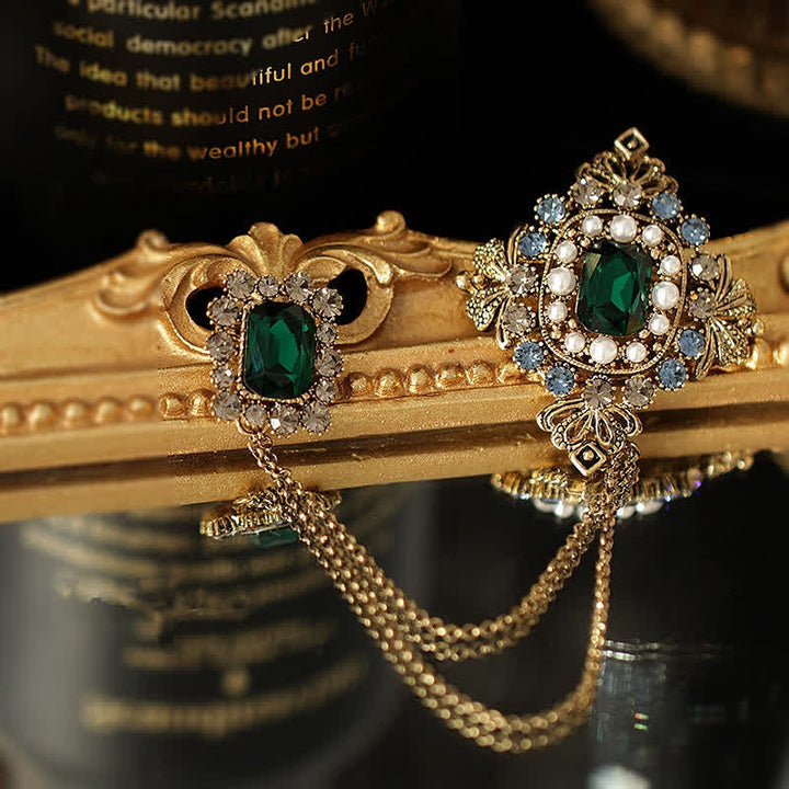 Women's Baroque Palace Chain Brooch  - image 2