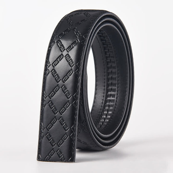 Men's DIY Eagle Flag Automatic Buckle Leather Belt - Eagle - Black Diamond Pattern Belt (40) - image 3