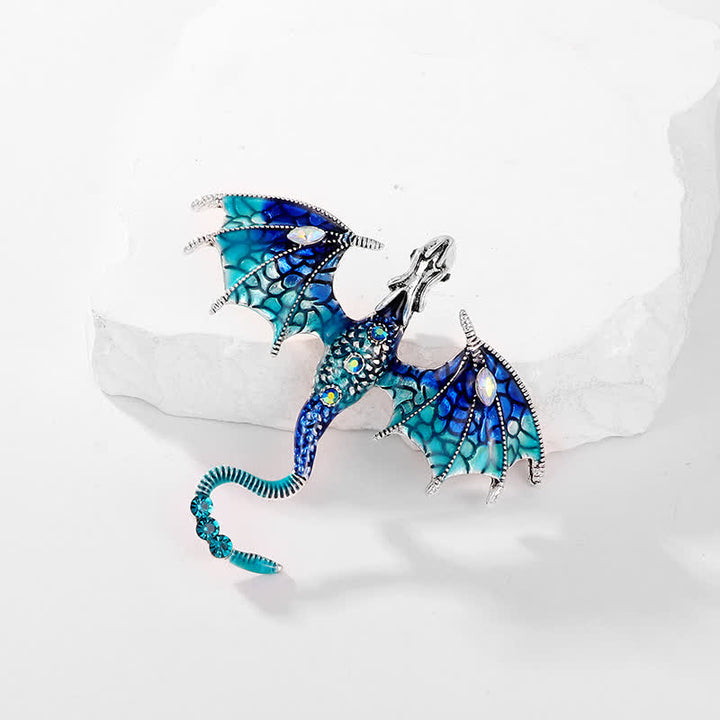 Unisex Legand Flying Dragon Brooch - image 9