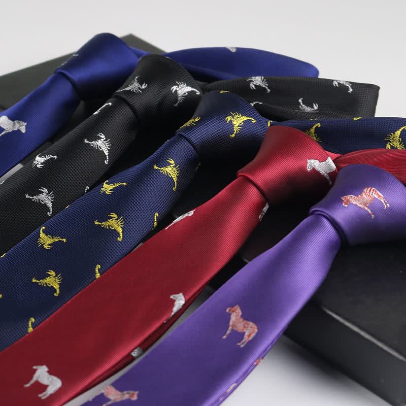 Men's Fun Animal Motifs Necktie - image 0