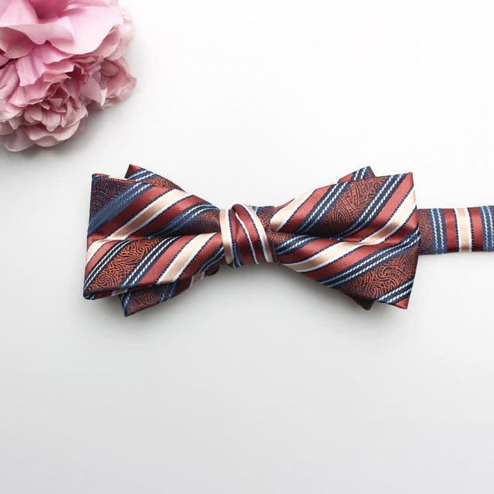 Men's Classical Formal Printed Bow Tie - Style #15 - image 16