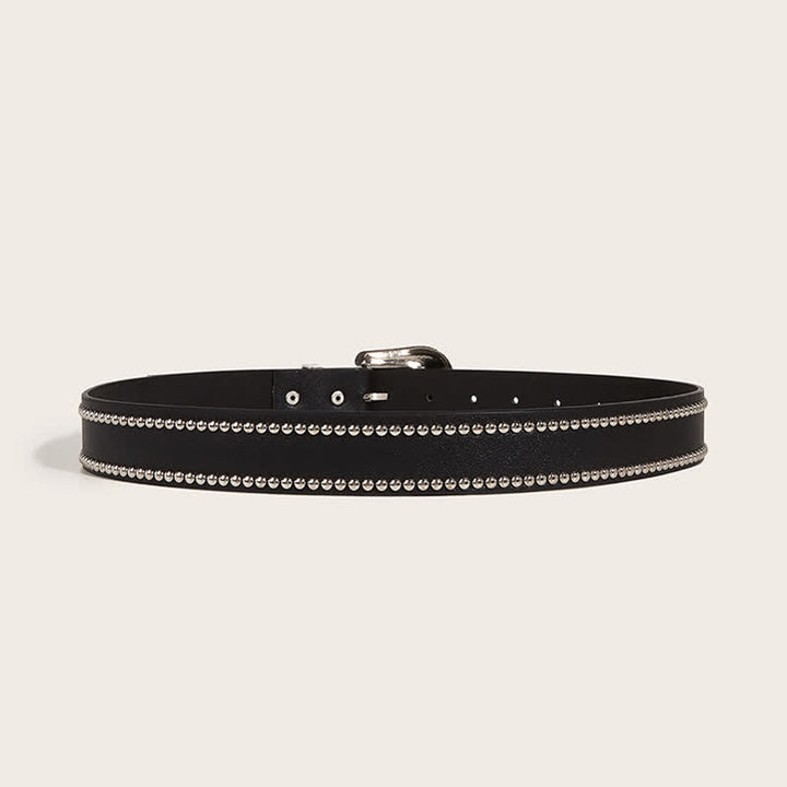 Women's Stunning Rivet Punk Style Leather Belt - image 9