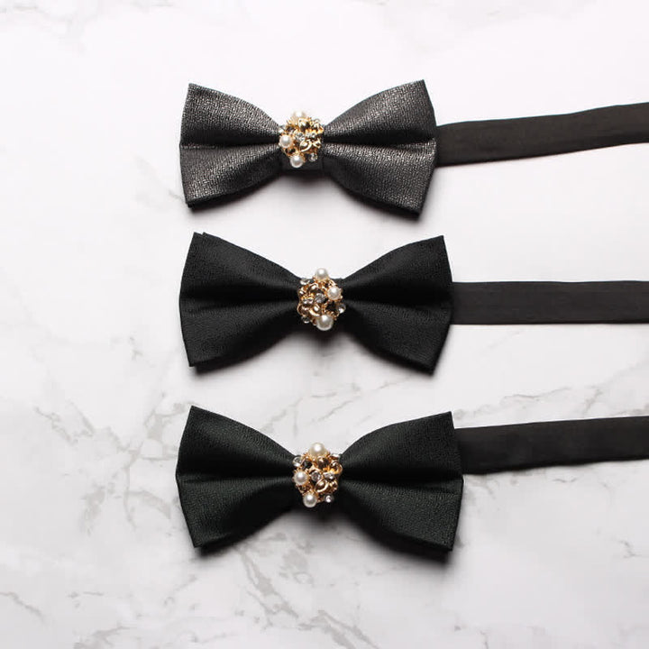 Men's Pearl Formal Tuxedo Bow Tie - image 17