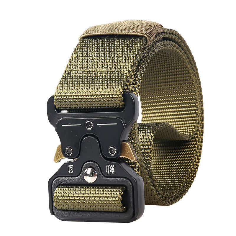 Men's Tactical Duty Adjustable Belt - Army Green - 50" - image 1