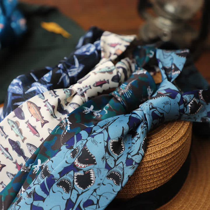 Men's Colourful Prehistoric Creatures Necktie - image 6