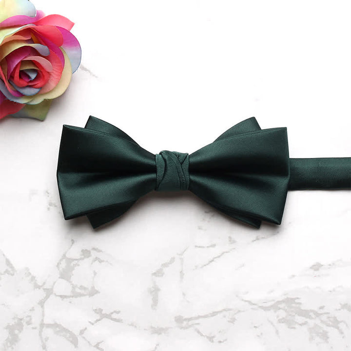Men's Classic Party Evening Bow Tie - Green - image 9