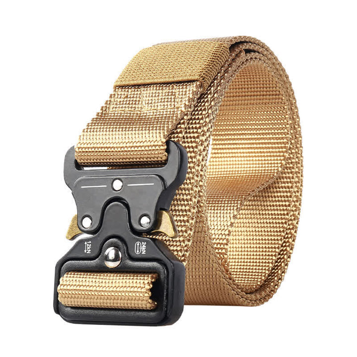 Men's Tactical Duty Adjustable Belt - Khaki - 50" - image 9