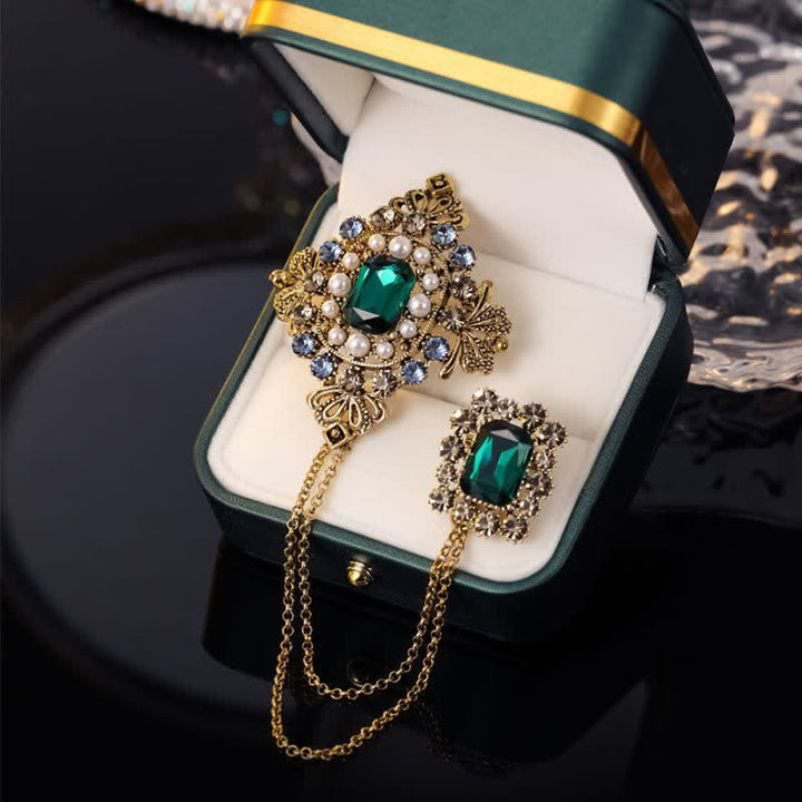 Women's Baroque Palace Chain Brooch  - image 4