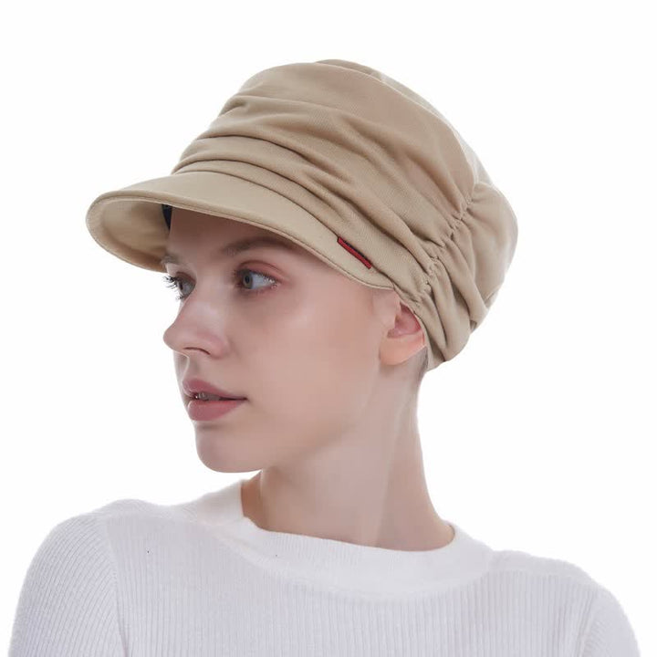 Women's Soft-Brimmed Hat Pleated Baseball Cap - image 22
