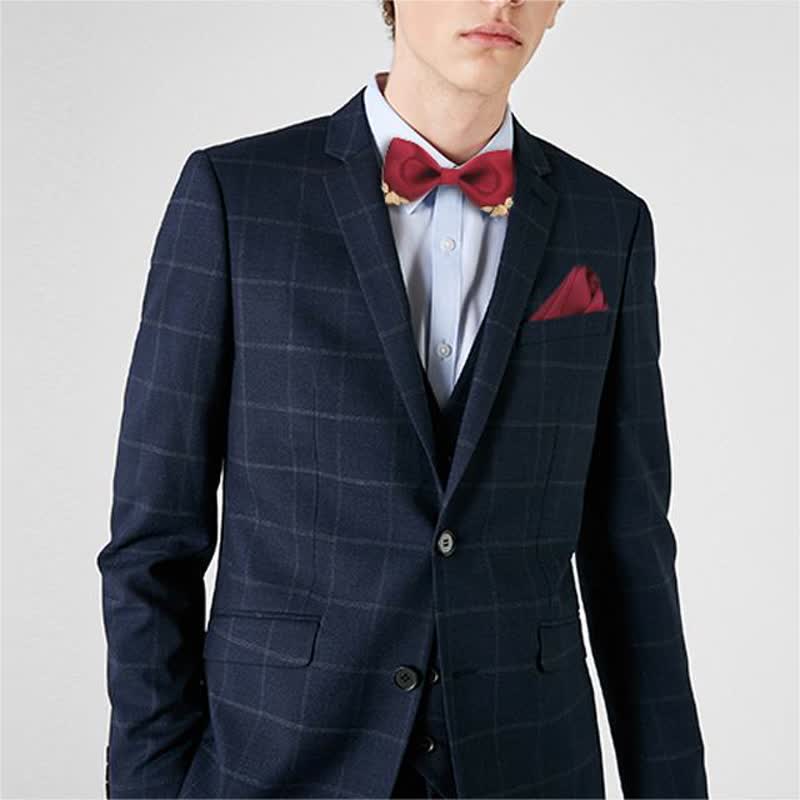 Men's Leaves Garden Wedding Bow Tie - image 8