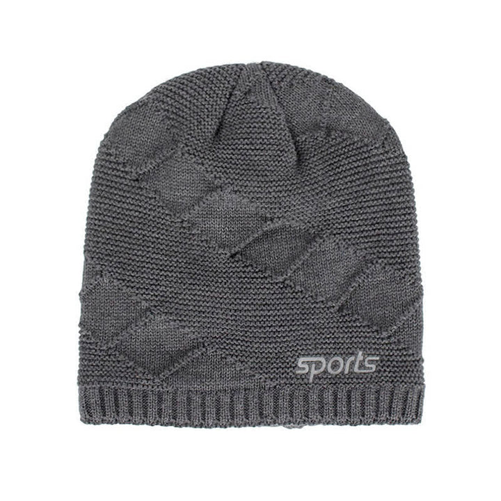 Casual Winter Solid Color Pile Knitted Hat - image 3