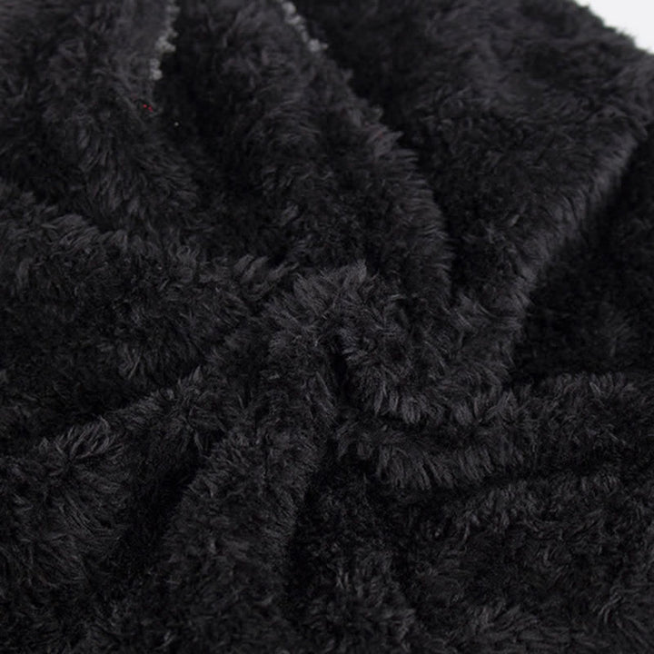 Casual Winter Solid Color Pile Knitted Hat - image 7