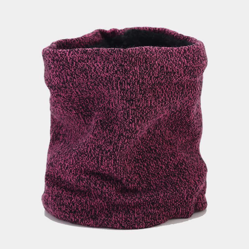 3Pcs Unisex Slouchy Warm Beanie Hat Scarf Gloves Set - image 2