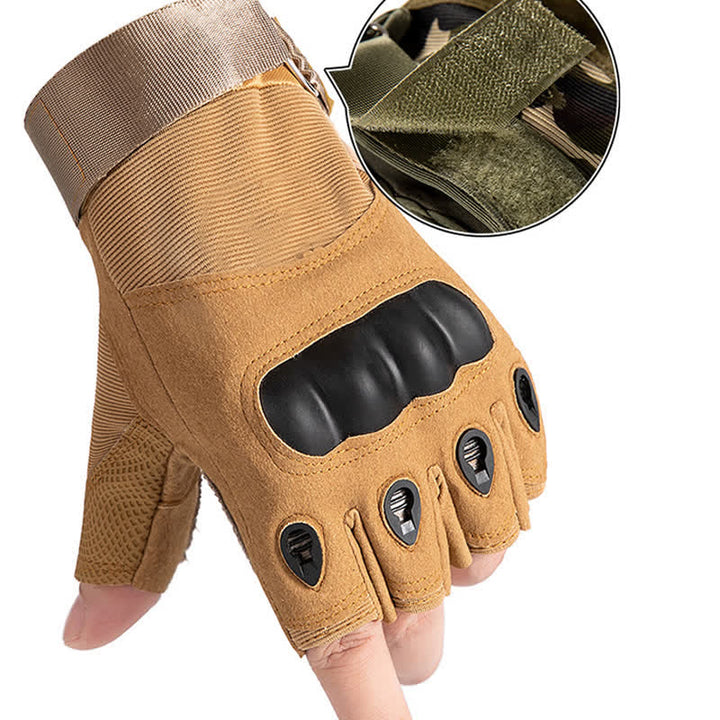 Non-Slip Half Finger Hands Protector Tactical Gloves - image 7