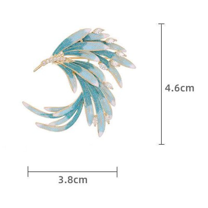 Women's Palace Phoenix Gradient Color Brooch - image 3