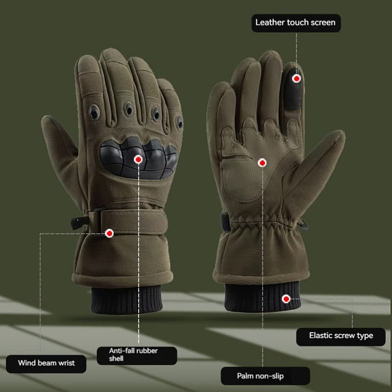Winter Thermal All Finger Protective Tactical Gloves - image 4