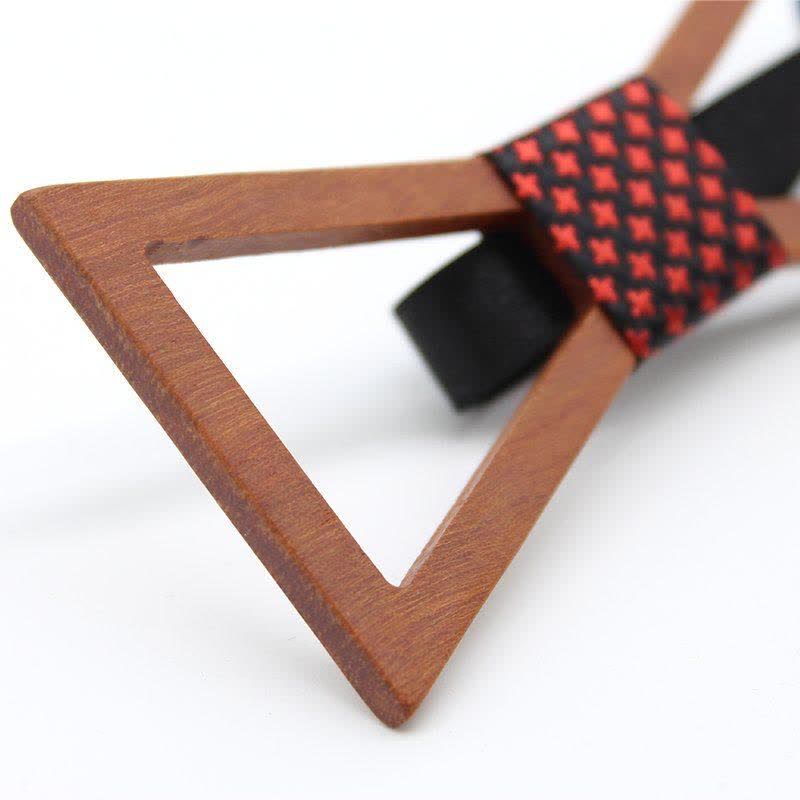 Men's Classic Framed Wooden Bow Tie - image 2