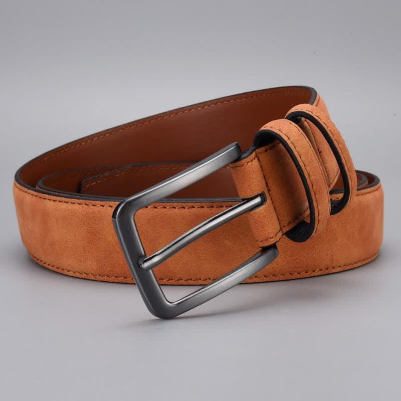 Men's Rugged Matte PU Leather Belt - image 2