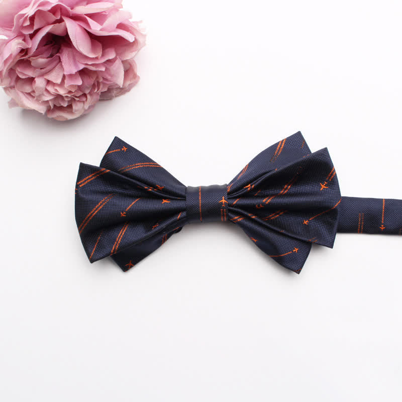 Men's Fangled Jacquard Texture Suit Bow Tie - # 13 - image 15