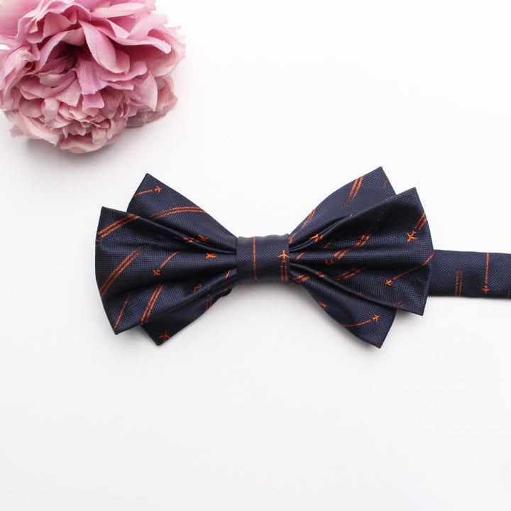 Men's Fangled Jacquard Texture Suit Bow Tie - # 13 - image 15