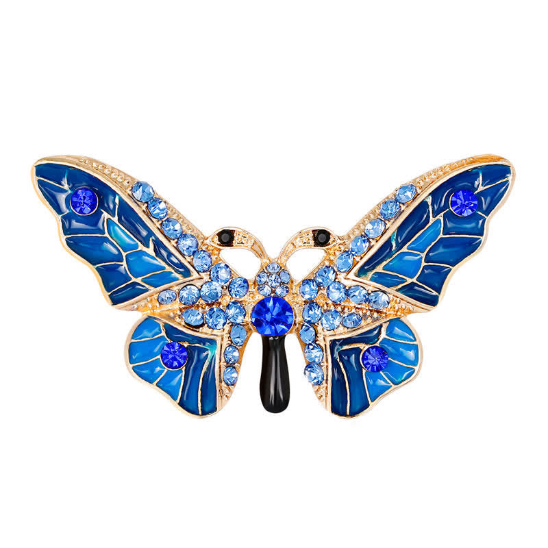 Women's Classy Fairytale Butterfly Brooch - Blue - image 0