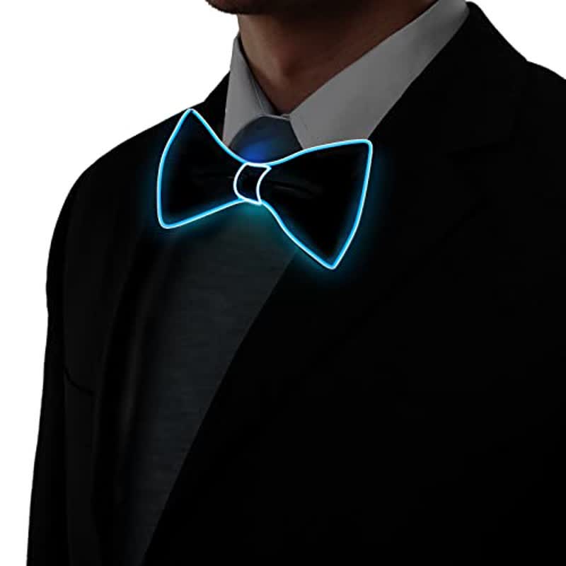 Men's LED Luminous Glowing Bow Tie - image 3