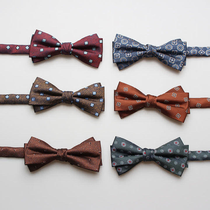 Men's Multi Styles Floral Printed Prom Bow Tie - image 2