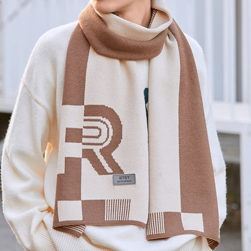 Men's Cold Weather Striped Block Long Scarf - image 3
