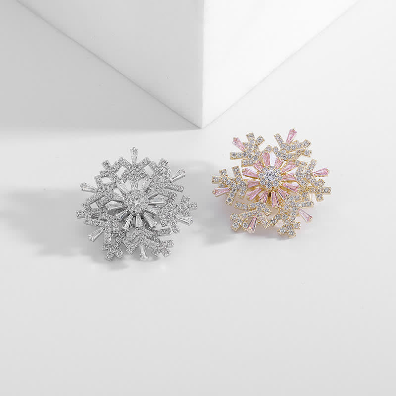 Women's Rotatable Snowflake Brooch - image 2