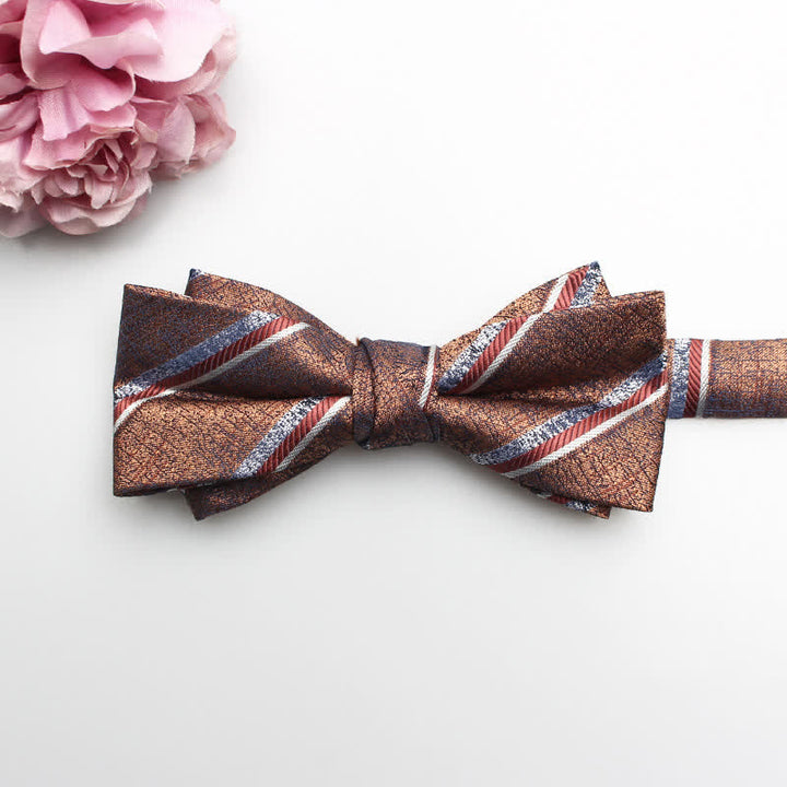 Men's Classical Formal Printed Bow Tie - Style #19 - image 20