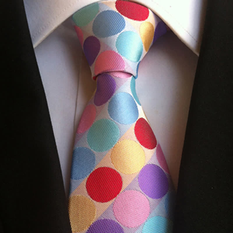 Men's Polka Dots Necktie - image 5