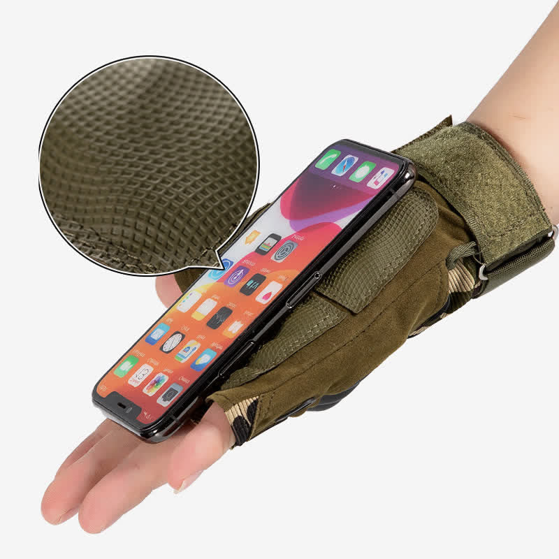 Non-Slip Half Finger Hands Protector Tactical Gloves - image 3