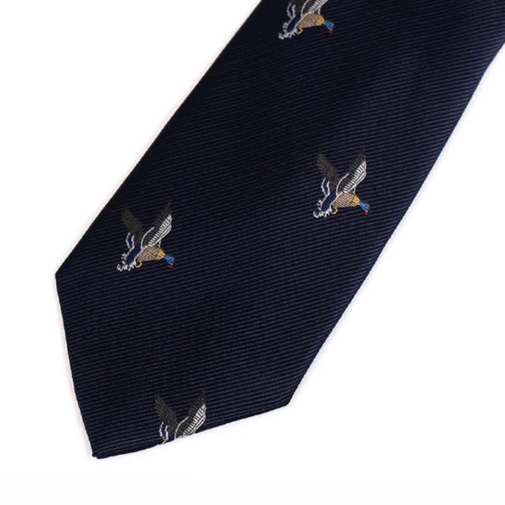 Men's MidnightBlue Flying Ducks Necktie - image 2