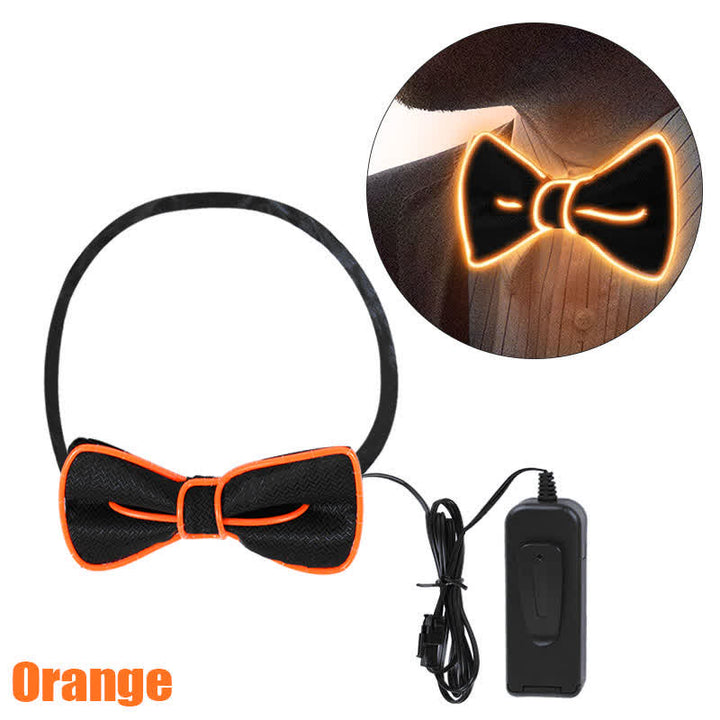 Men's LED Luminous Glowing Bow Tie - image 19