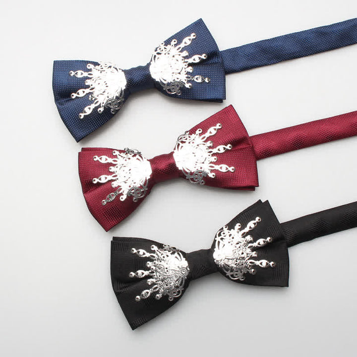 Men's Mosaic Bling Sunburst Bow Tie - image 2