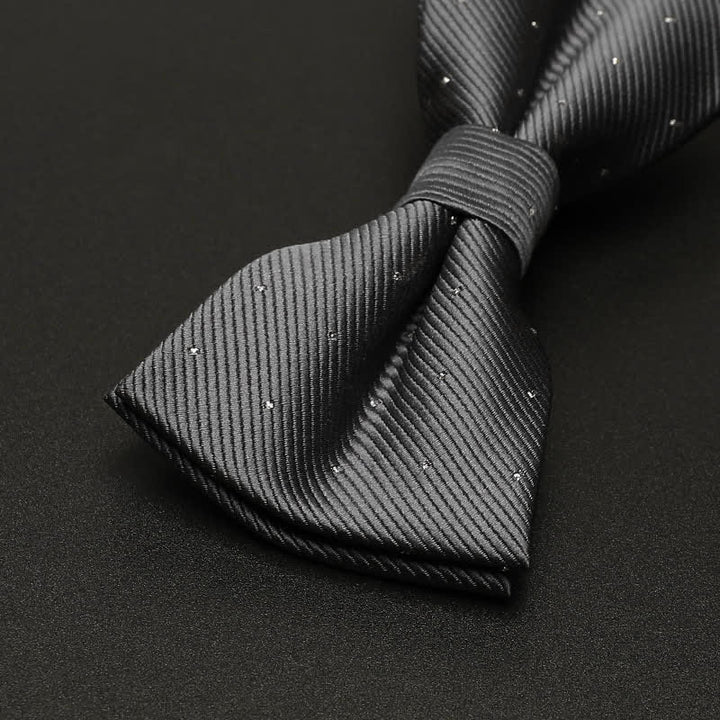 Men's Polka Dotted Formal Tuxedo Bow Tie - image 3