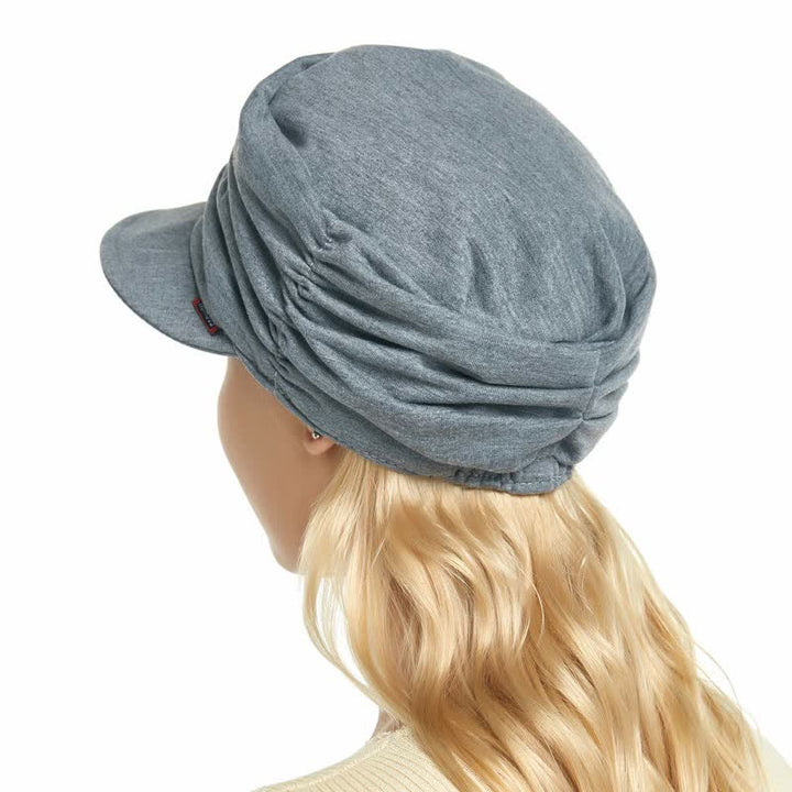 Women's Soft-Brimmed Hat Pleated Baseball Cap - image 19