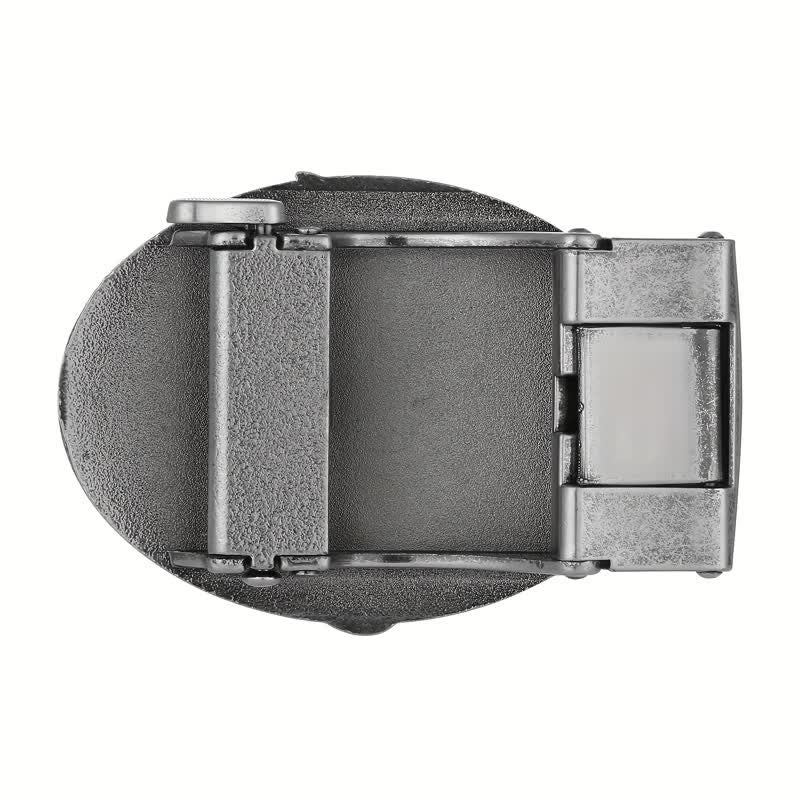 Men's DIY USA Eagle Flag Automatic Buckle Leather Belt - image 6