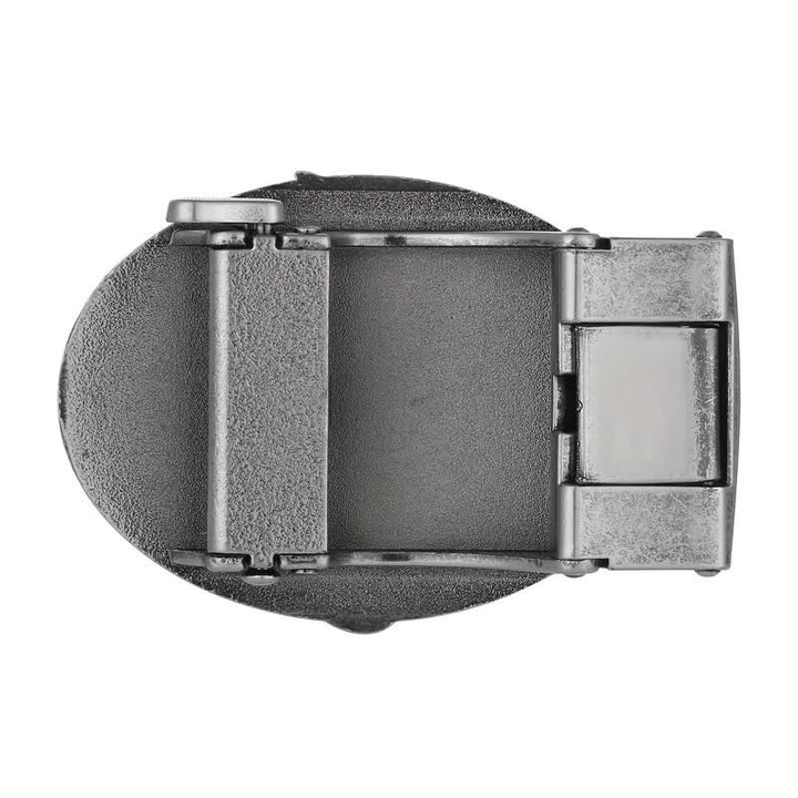 Men's DIY USA Eagle Flag Automatic Buckle Leather Belt - image 6