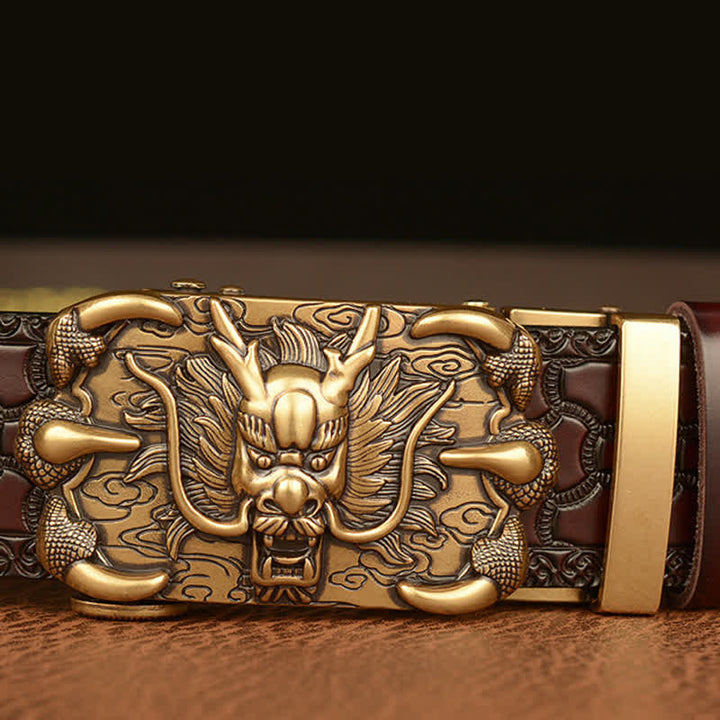 Men's Mighty Dragon Claw Leather Belt - image 5