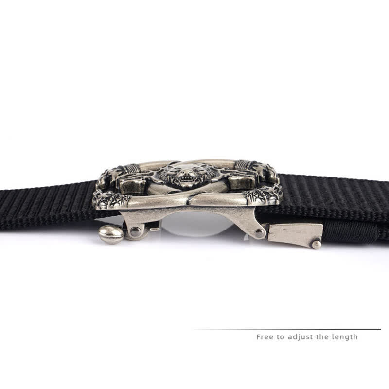 Men's Fierce Wolves In Flame Nylon Belt - image 3