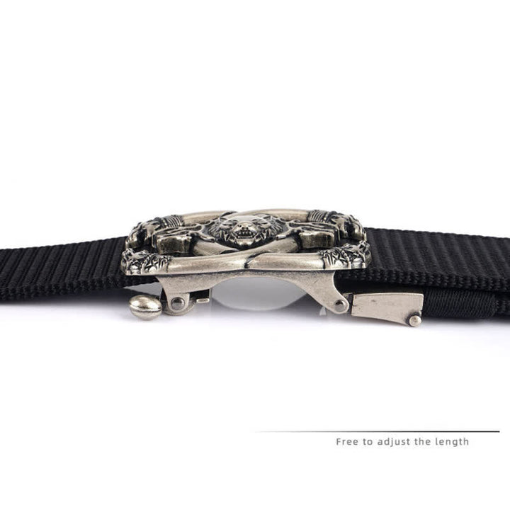 Men's Fierce Wolves In Flame Nylon Belt - image 3